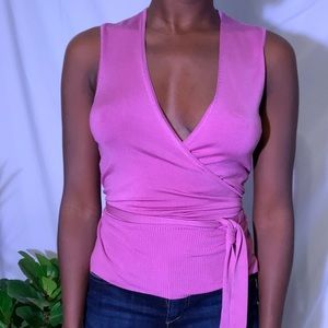 Express Studios Purple Sleeveless Top